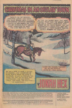 Extrait de Jonah Hex Vol.1 (DC Comics - 1977) -34- Christmas in an Outlaw Town