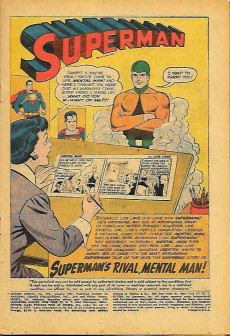 Extrait de Action Comics (1938) -272- Superman's Rival, Mental Man!