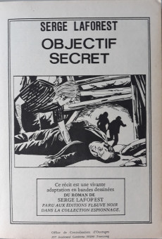 Extrait de Le serpent (Collection) (Arédit) -19- Objectif secret