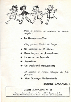 Extrait de Lisette Magazine Poche (Éditions de Montsouris) -51- La grange au vent