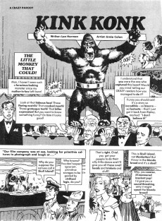 Extrait de Crazy magazine (Marvel Comics - 1973) -19- Kink Konk the Little Monkey That Could!