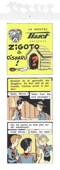 Extrait de Collection Tibet -3- 1953 - La Patrouille des Sangliers