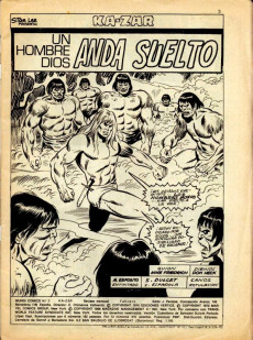 Extrait de Ka-Zar Vol.2 (Vértice) -2- Un Hombre Dios anda suelto
