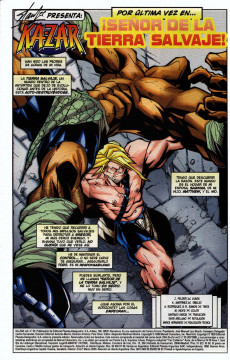 Extrait de Ka-Zar (Forum/Planeta DeAgostini - 1998) -20- ¡Todo llega... ...a su fin!