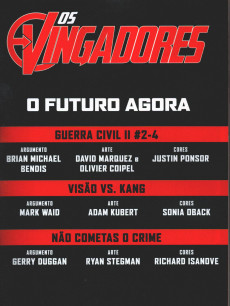 Extrait de Vingadores (Goody - Série I) -7- Guerra Civil II - O futuro agora
