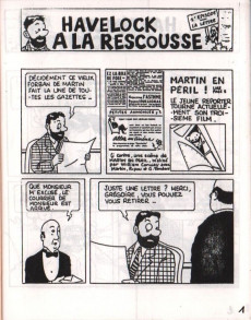 Extrait de Tintin - Pastiches, parodies & pirates -1988PIR- Havelock à la rescousse