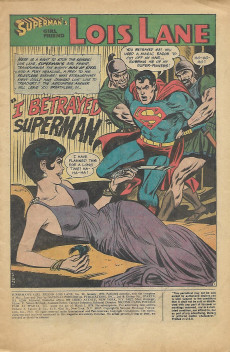 Extrait de Superman's Girl Friend, Loïs Lane (1958) -98- I betrayed Superman !