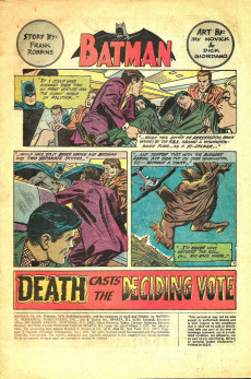 Extrait de Batman Vol.1 (1940) -219- Death casts the deciding vote !