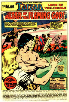 Extrait de Tarzan Lord of the Jungle (1977) -3- The Altar of the Flaming God !