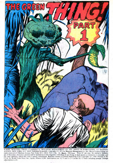 Extrait de Where Monsters Dwell Vol.1 (1970) -14- The Green Thing!