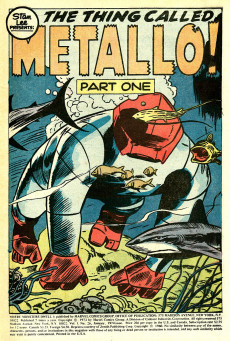 Extrait de Where Monsters Dwell Vol.1 (1970) -26- The Thing Called Metallo!