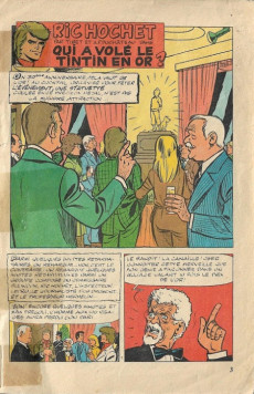 Extrait de (Recueil) Tintin (Sélection) -36- On a volé le Tintin en or !