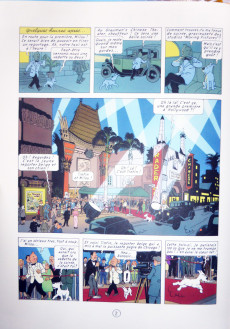 Extrait de Tintin - Pastiches, parodies & pirates -2021- Tintin à Hollywood