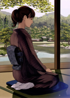 Extrait de (AUT) Munakata - Yukata and Kimono Illustration Book