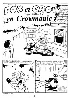 Extrait de Foxie (1re série - Artima) -149- Fox et Crow - en Crowmanie