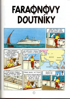 Extrait de Tintin (en langues étrangères) -4Tcheque- Faraonovy doutniky