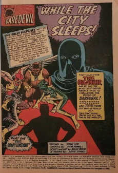 Extrait de Daredevil Vol. 1 (1964) -AN02- King-size special : While The City Sleeps !