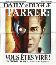 Extrait de Civil War (Marvel Deluxe) -SP- Daily Bugle Civil War Newspaper Special