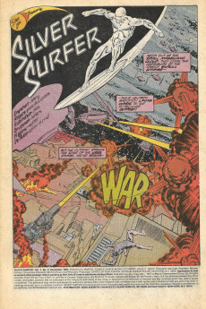 Extrait de Silver Surfer Vol.3 (1987) -6- Seeds of war