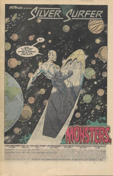 Extrait de Silver Surfer Vol.3 (1987) -22- Monsters... from the ego !