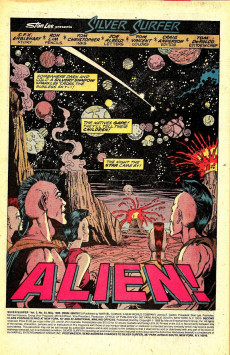 Extrait de Silver Surfer Vol.3 (1987) -23- Alien !