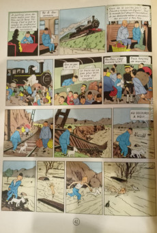 Extrait de Tintin (Historique) -5B09- Le lotus bleu