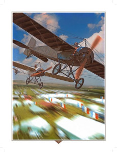Extrait de Une histoire de l'aviation - Peintures et illustrations mythiques du Fana de l'Aviation - Tome 1