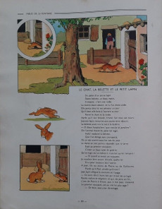 Extrait de Les fables de La Fontaine (Rabier) -a1947- Fables de La Fontaine **