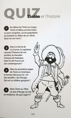 Extrait de Tintin - Divers -Géo12 Sup- Quiz Tintin autour du monde