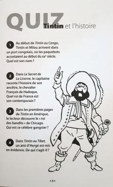 Extrait de Tintin - Divers -Géo12 Sup- Tintin - C'est l'aventure - Quiz Tintin autour du monde