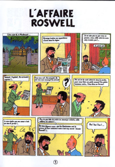 Extrait de Tintin - Pastiches, parodies & pirates -a2013- L'affaire Roswell