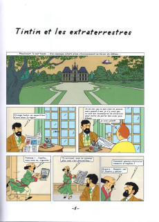 Extrait de Tintin - Pastiches, parodies & pirates - Tintin et les extraterrestres
