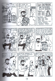 Extrait de Tintin - Pastiches, parodies & pirates -1998- Tintin contre le guépéou