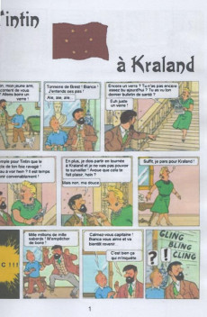 Extrait de Tintin - Pastiches, parodies & pirates -2013PAR- Tintin à Kraland