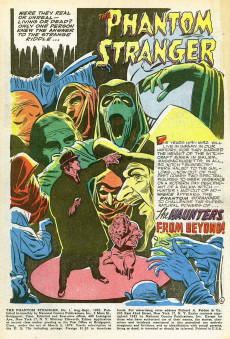 Extrait de The phantom Stranger Vol.1 (1952) -1- Who Is the Phantom Stranger?