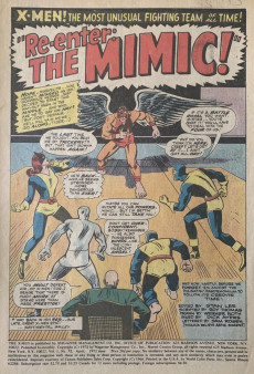 Extrait de X-Men Vol.1 (The Uncanny) (1963) -75- Re-enter: The Mimic!