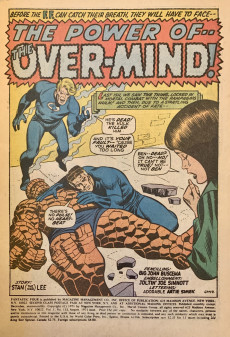 Extrait de Fantastic Four Vol.1 (1961) -113- The Coming of the Over-Mind!