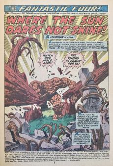 Extrait de Fantastic Four Vol.1 (1961) -127- The Thing Fights Alone!