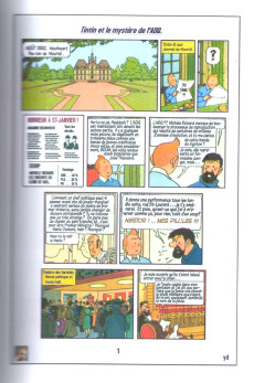 Extrait de Tintin - Pastiches, parodies & pirates -2013- Tintin et le mystère de l'ADQ