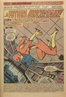 Extrait de Spider-Woman Vol.1 (1978) -1- Special Origin: All the World Against Her!