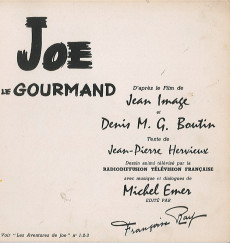 Extrait de Les aventures de Joe -4- Joe le gourmand