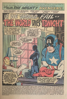 Extrait de Avengers Vol.1 (1963) -169- If we should fail .. the world dies tonight
