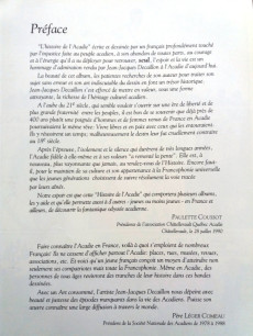 Extrait de L'acadien -2- Le Grand Dérangement