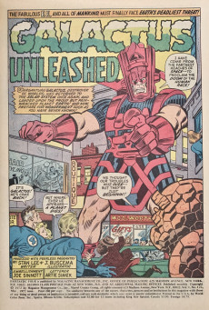 Extrait de Fantastic Four Vol.1 (1961) -122- Galactus unleashed