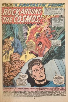 Extrait de Fantastic Four Vol.1 (1961) -136- Rock around the cosmos!