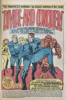 Extrait de Fantastic Four Vol.1 (1961) -AN05- Divide..and conquier!