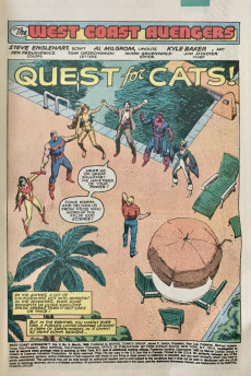 Extrait de The west Coast Avengers (1985) -6- Quest for cats!