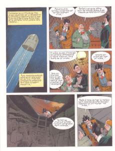 Extrait de Les grands Classiques de la Littérature en Bande Dessinée (Glénat/Le Monde 2022)  -18- Autour de la Lune