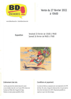 Extrait de (Catalogues) Ventes aux enchères - BD Enchères - BD Enchères - Dimanche 27 février 2022 - Planches, illustrations et œuvres originales