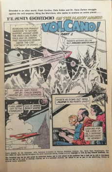 Extrait de Flash Gordon (Gold Key - 1978) -25- Ming Pursues Flash in the Slumbering Volcano of the Lavamen!